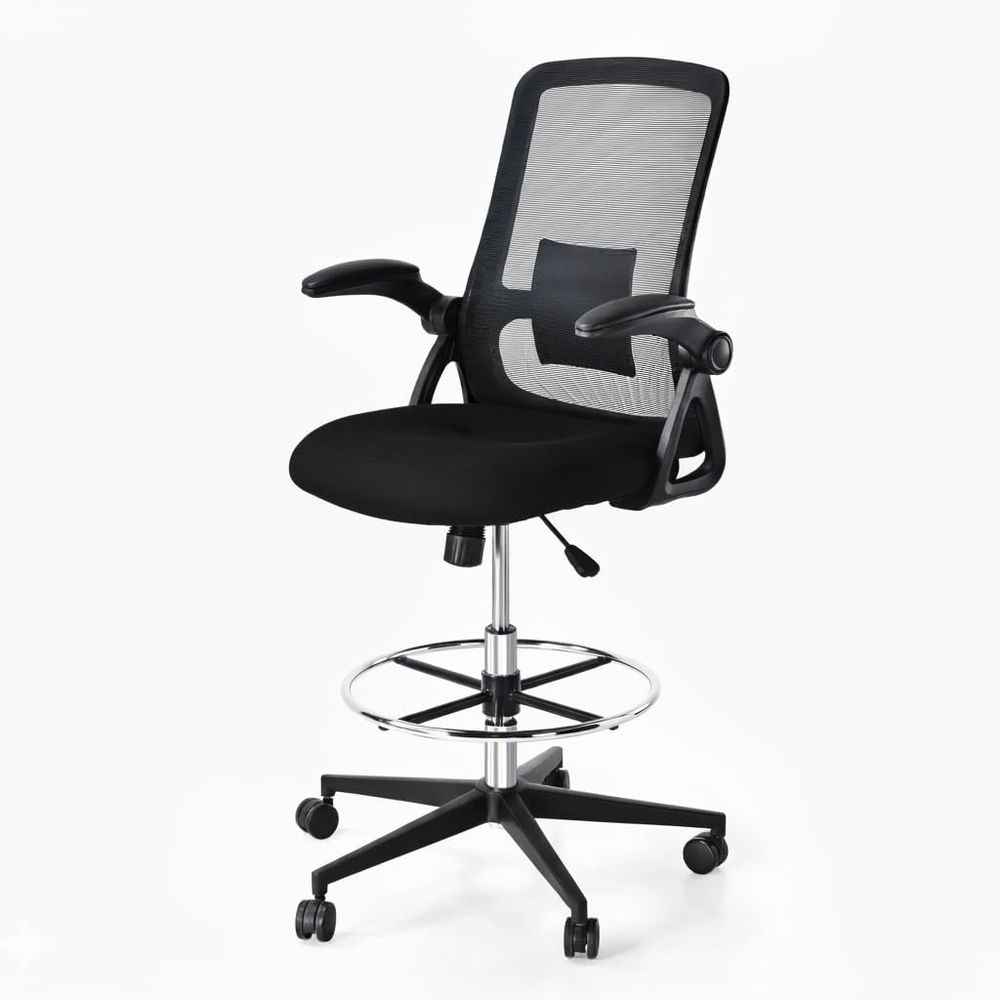 Home Office Or - Mesh Backrest Swivel Chair with Padded