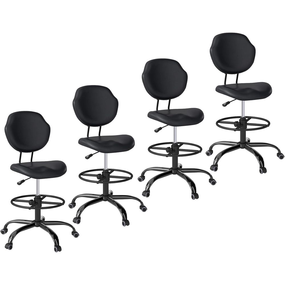 Home Office Ergonomics - Ergonomic Swivel Chair with Lumbar Support,