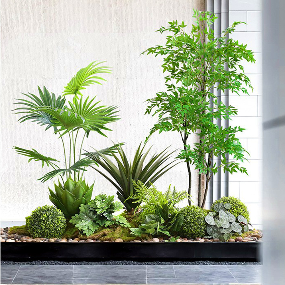 48cm（19in）Artificial fern leav - Home Office Word recensie en prijs