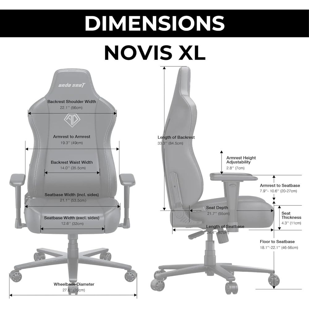 Ergonomic XL Reclining Gaming  - Home Office Ergonomics recensie en prijs