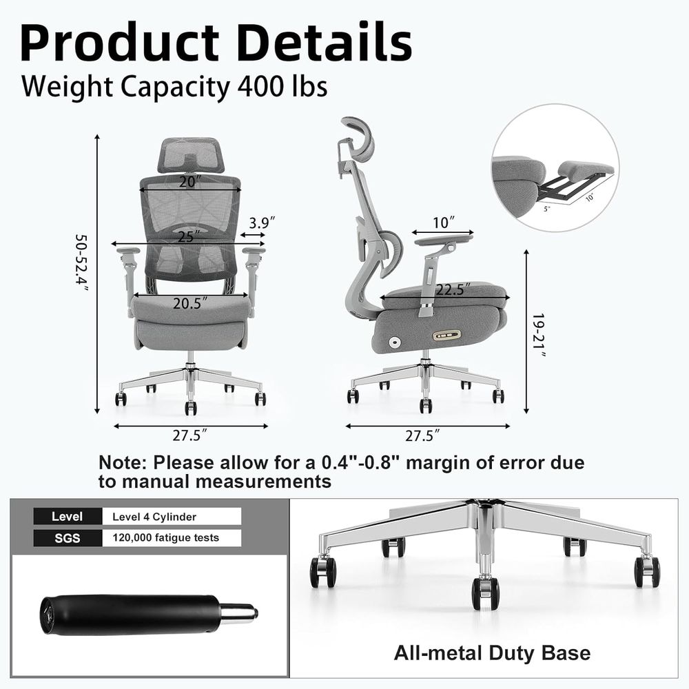 Dual-Motor Ergonomic Office Ch - Home Office Ergonomics recensie en prijs