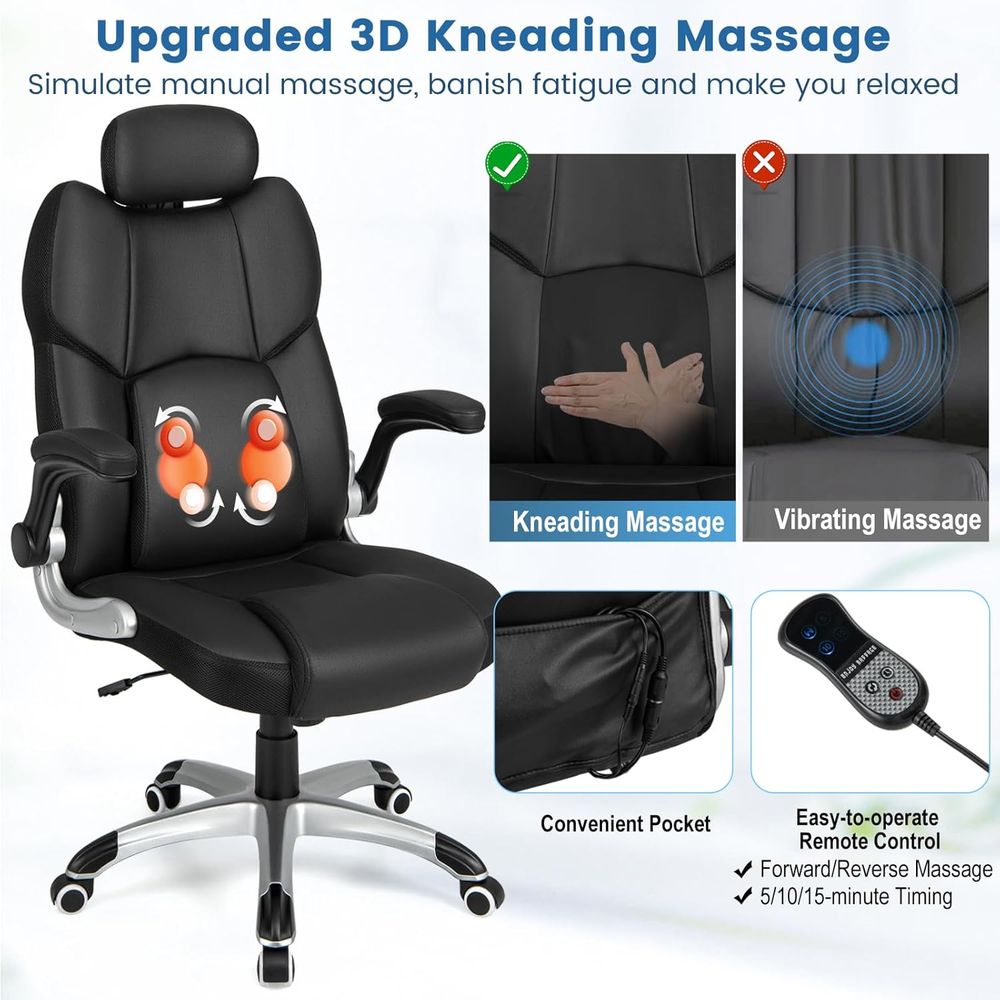 Ergonomic Massage Office Chair - Home Office Or recensie en prijs