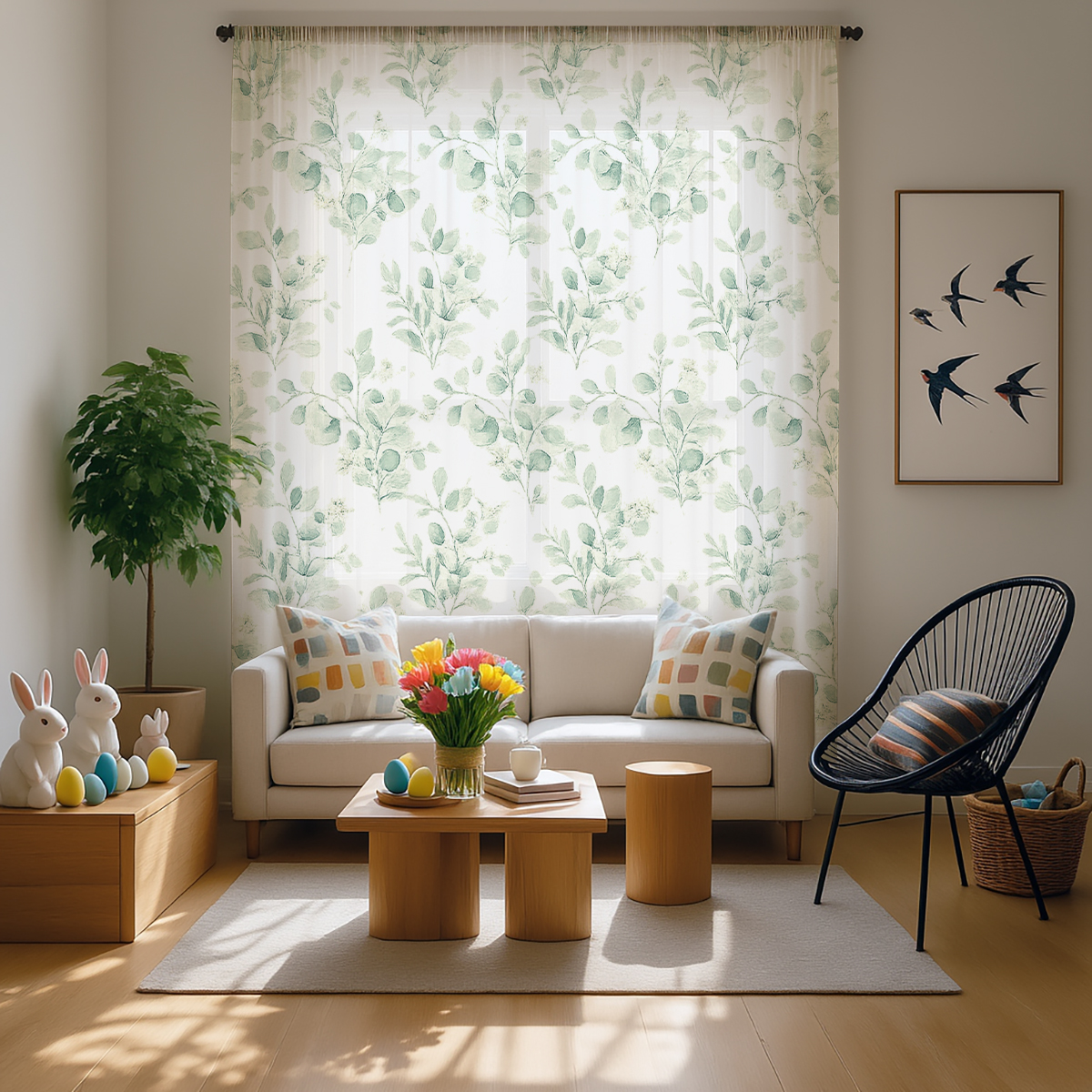 1 Piece Green Branch & Bud She - Home Office With Plants recensie en prijs