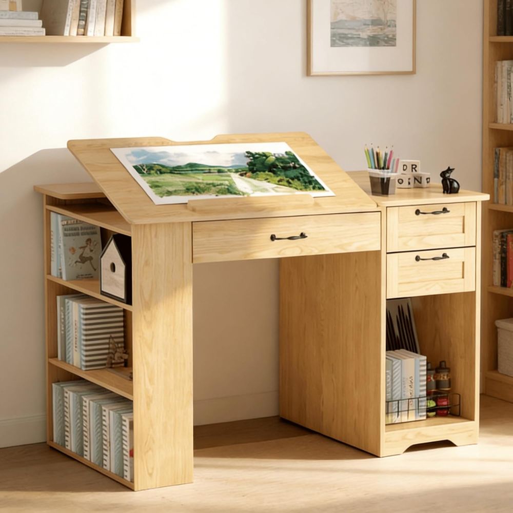 Adjustable Desk with Storage,  - Home Office Or recensie en prijs