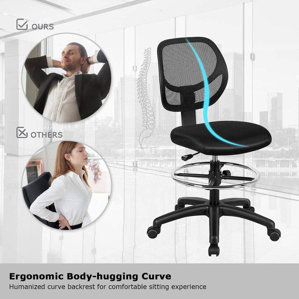 Ergonomic Black Mesh Swivel Of - Home Office Or recensie en prijs
