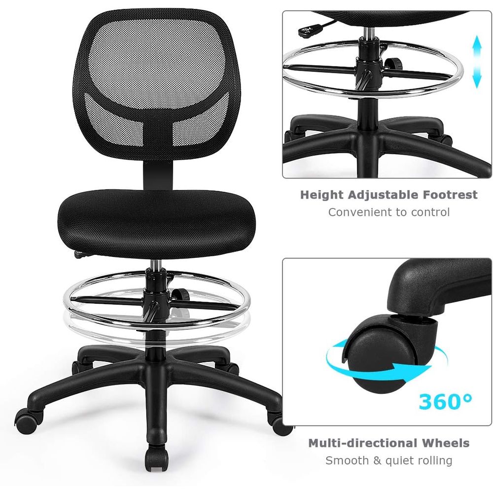 Ergonomic Black Mesh Swivel Of - Home Office Or recensie en prijs