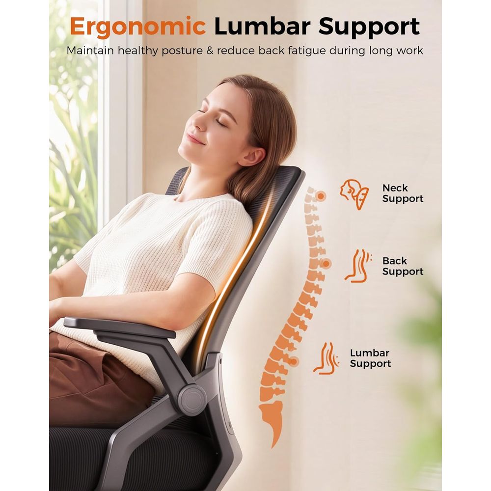 Mesh Ergonomic Office Chair wi - Home Office Or recensie en prijs