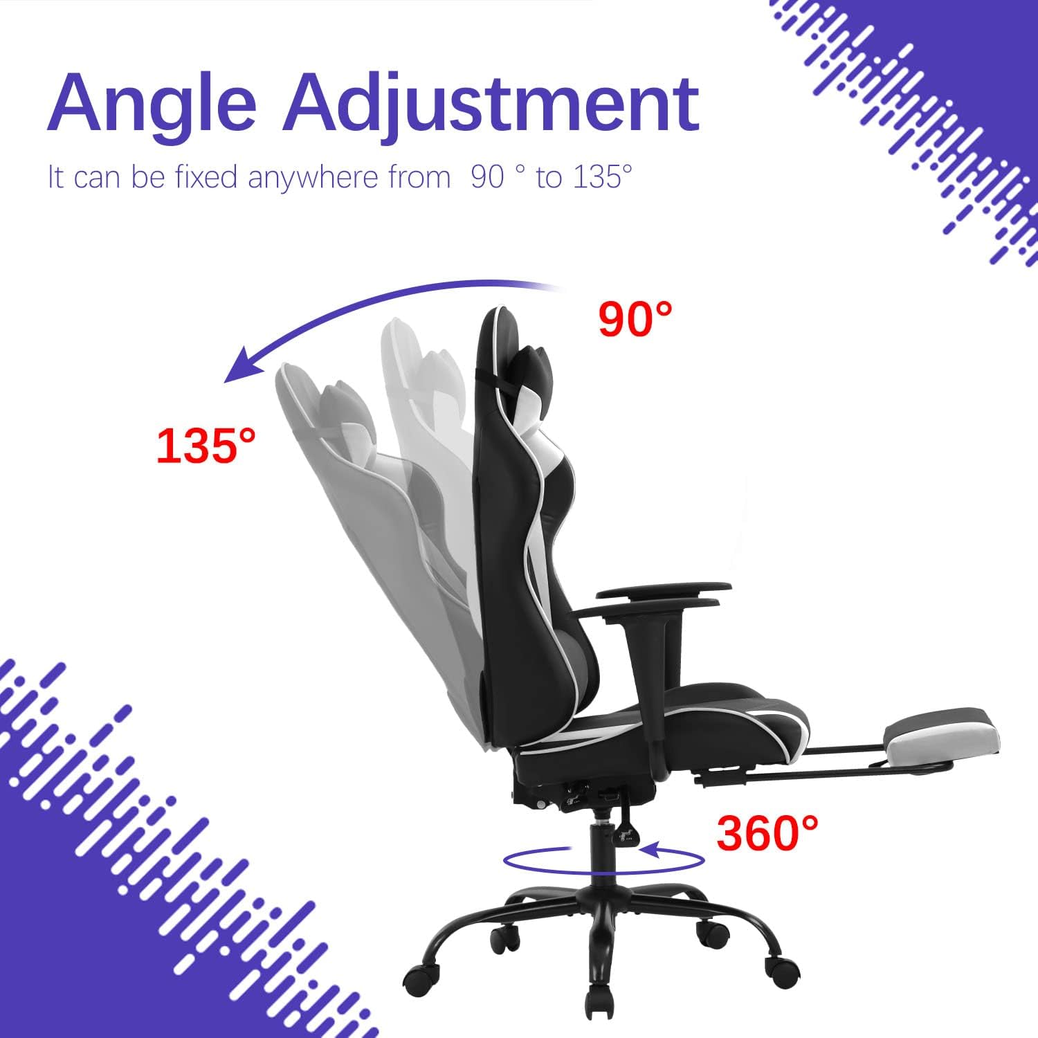 Ergonomic Gaming Chair with Fo - Home Office Ergonomics recensie en prijs