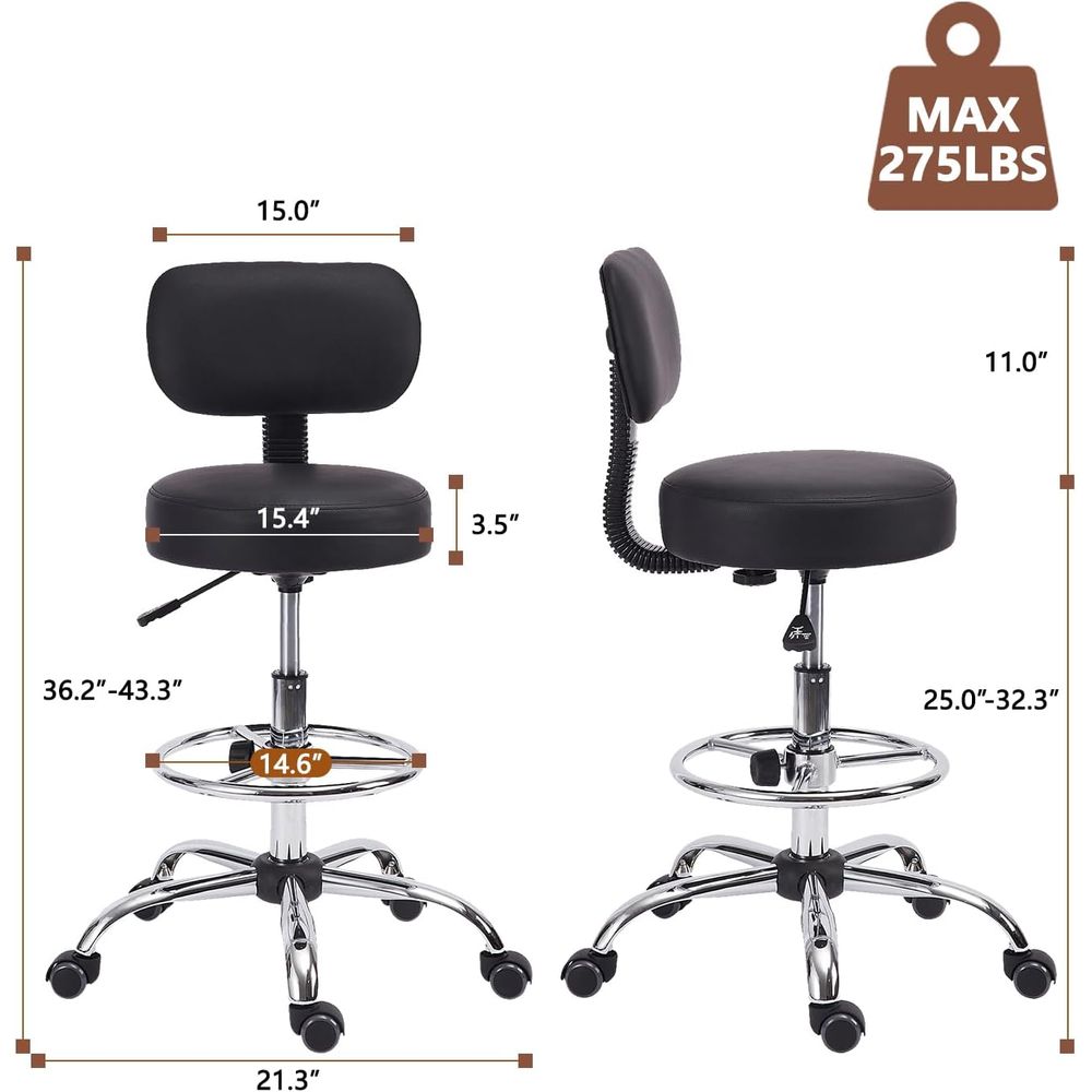 Adjustable Swivel Bar Stool wi - Home Office Or recensie en prijs