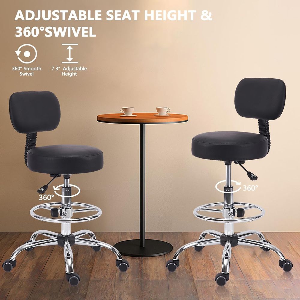 Adjustable Swivel Bar Stool wi - Home Office Or recensie en prijs