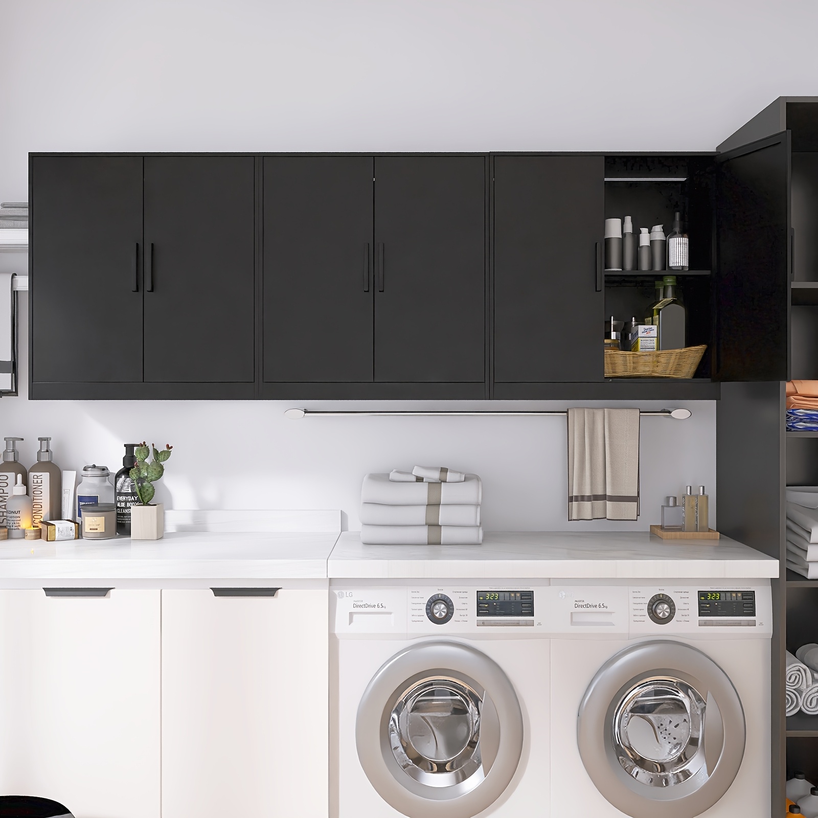 Black Metal Wall Storage Cabin - Home Office Or recensie en prijs