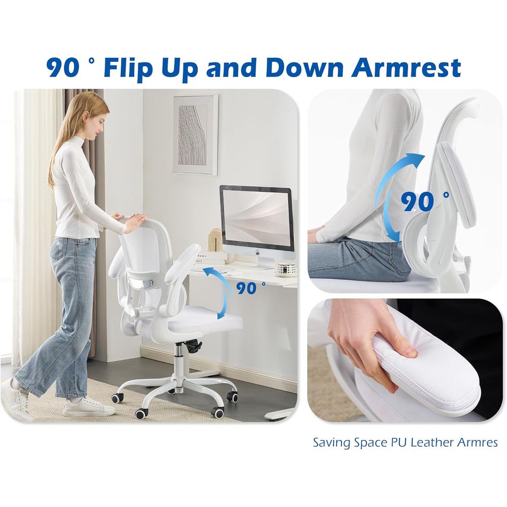 Ergonomic Desk Chair with Adju - Home Office Or recensie en prijs
