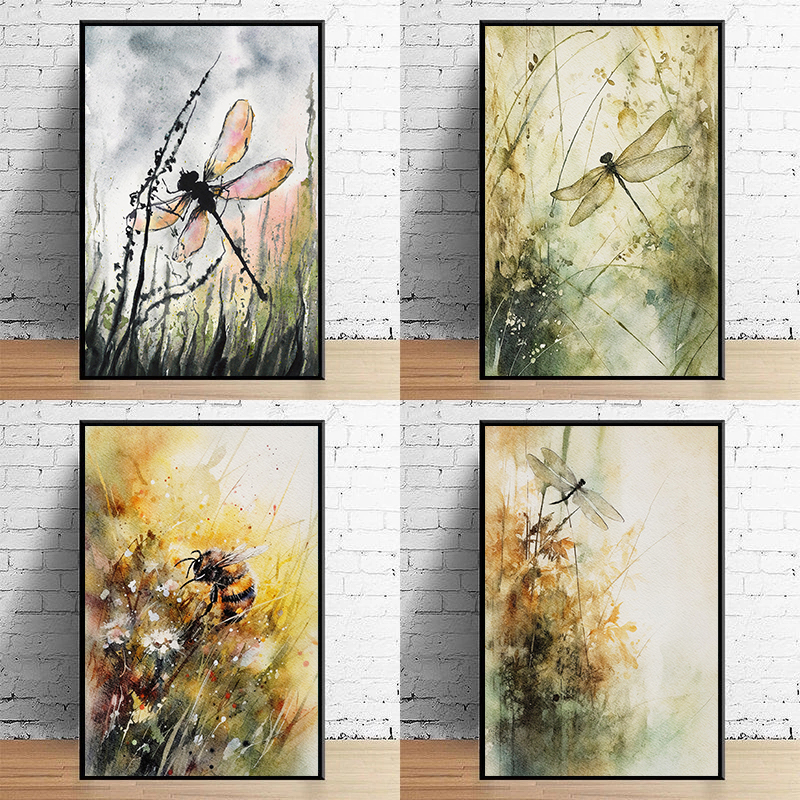 Dragonfly Honey Bee Dragonfly  - Home Office With Plants recensie en prijs