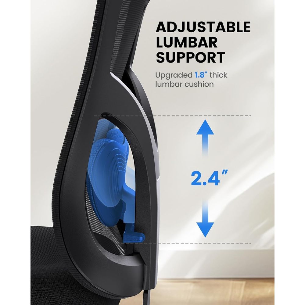 Ergonomic Office Chair with Pa - Home Office Or recensie en prijs