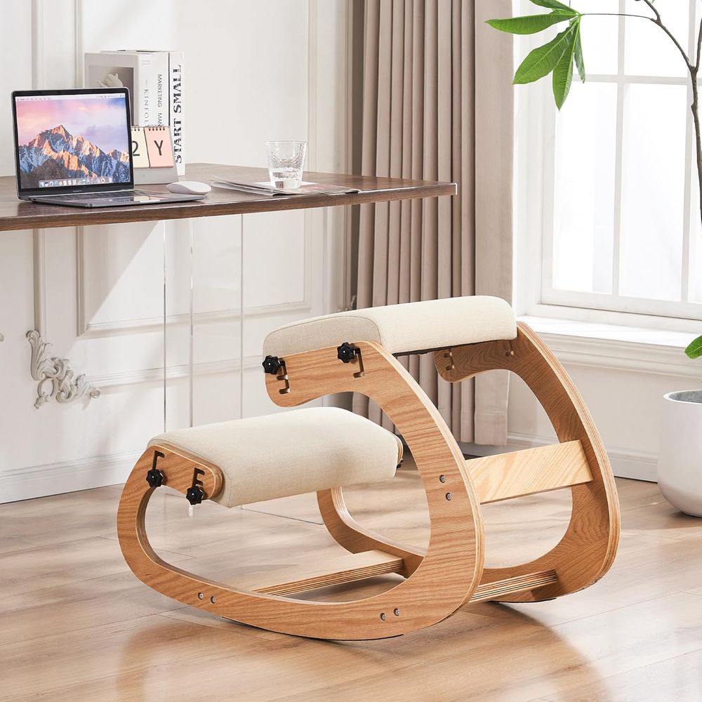 Ergonomic Adjustable Wooden Kn - Home Office Ergonomics recensie en prijs