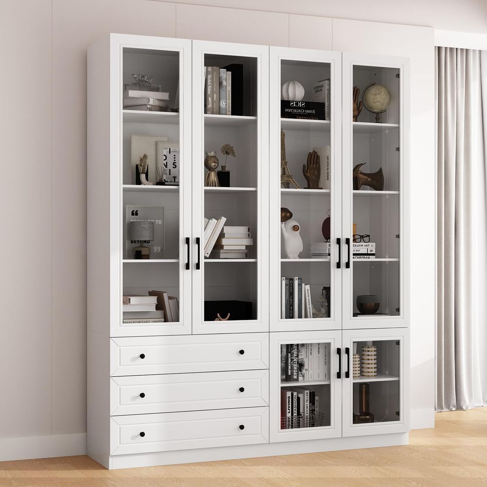 63 Wide Glass Door Display Cab - Home Office Or recensie en prijs