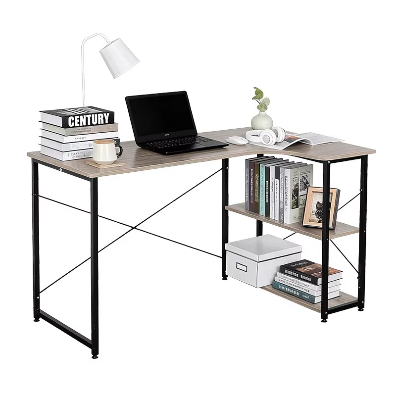 L Shaped Corner Desk With Book - Home Office L Shaped Desk recensie en prijs
