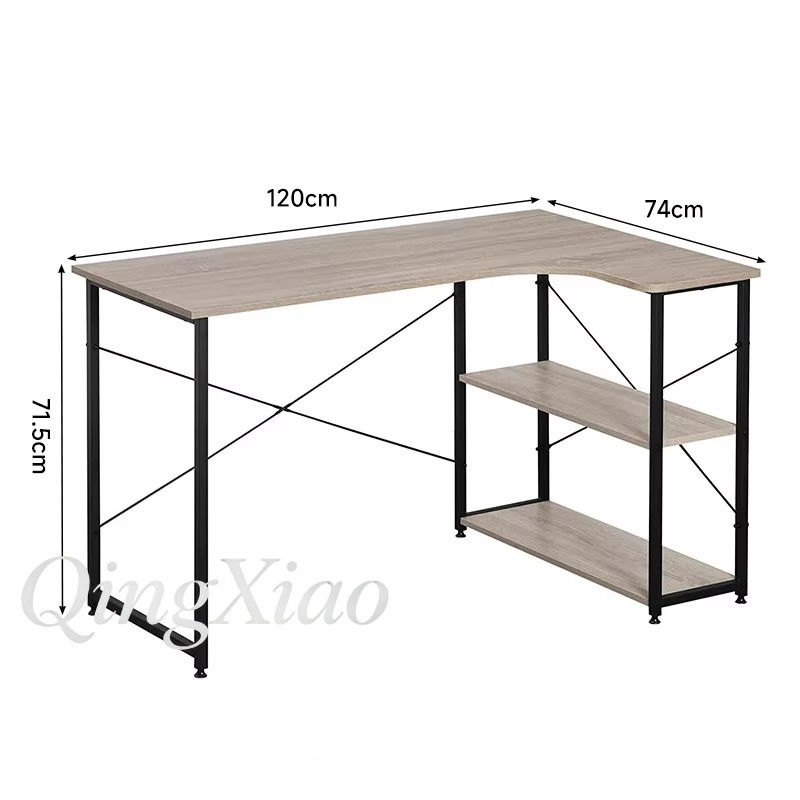 L Shaped Corner Desk With Book - Home Office L Shaped Desk recensie en prijs