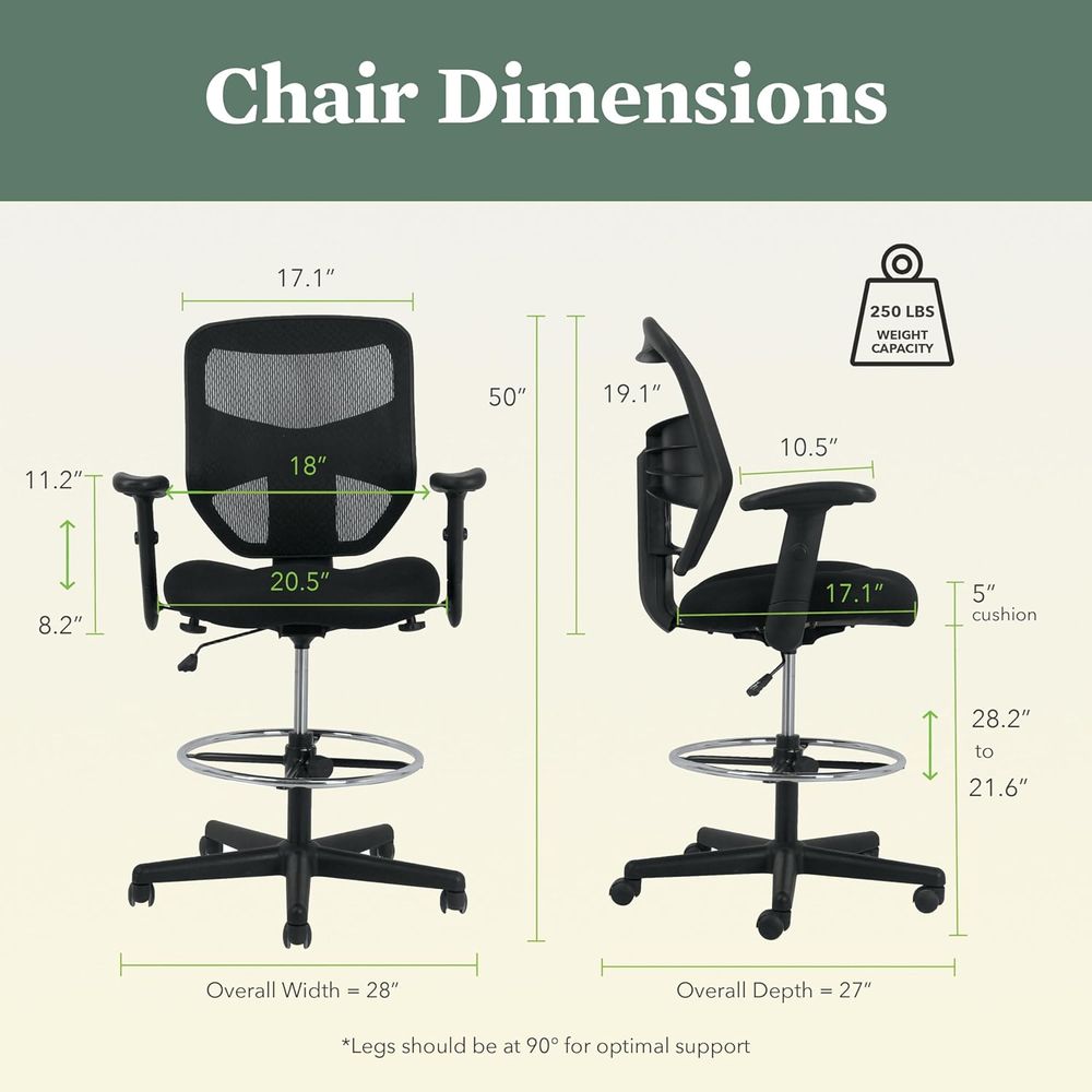 Ergonomic Mesh Standing Office - Home Office Ergonomics recensie en prijs