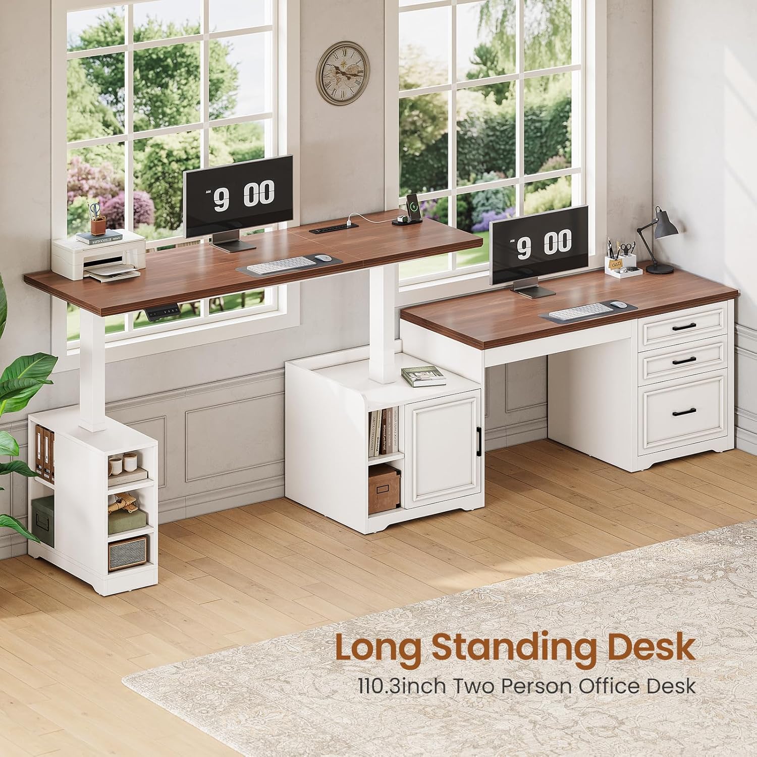 L-Shaped Electric Height Adjus - Home Office L Shaped Desk recensie en prijs