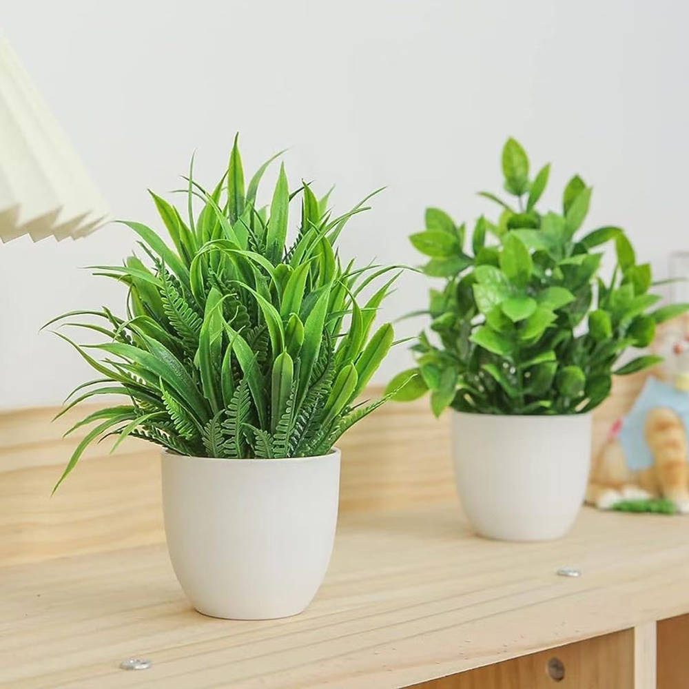 4pcs/set Mini Artificial Plant - Home Office Word recensie en prijs