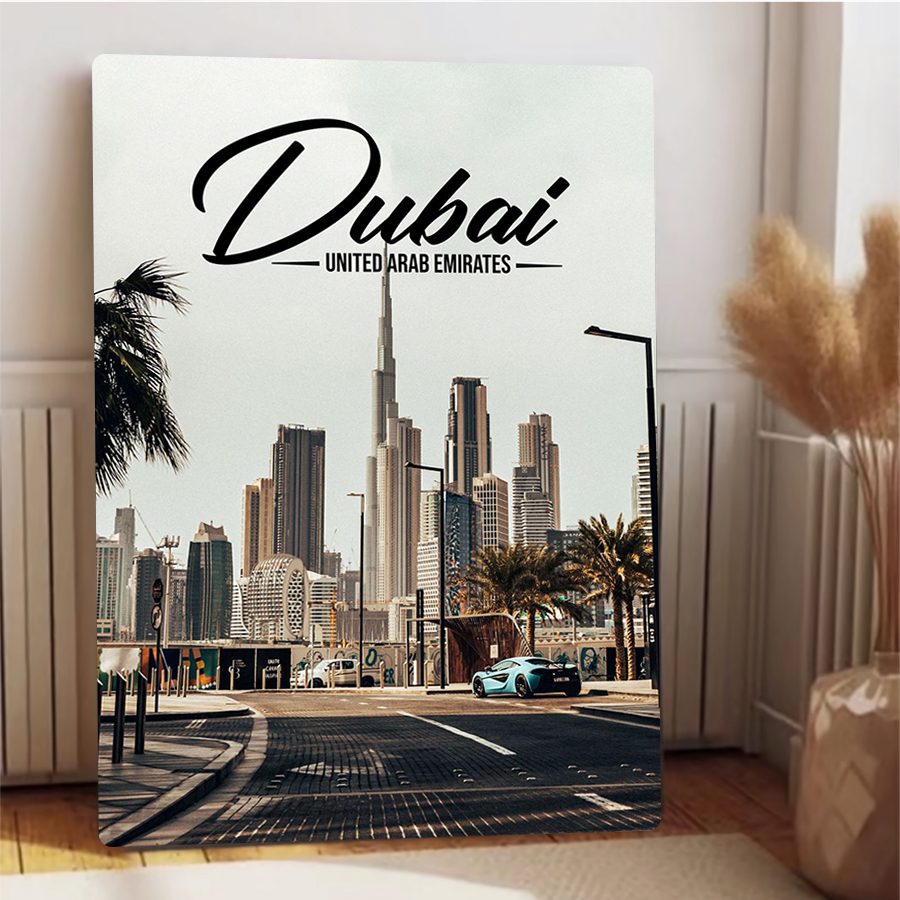 Dubai Skyline Metal Wall Art U - Home Office Dubai recensie en prijs