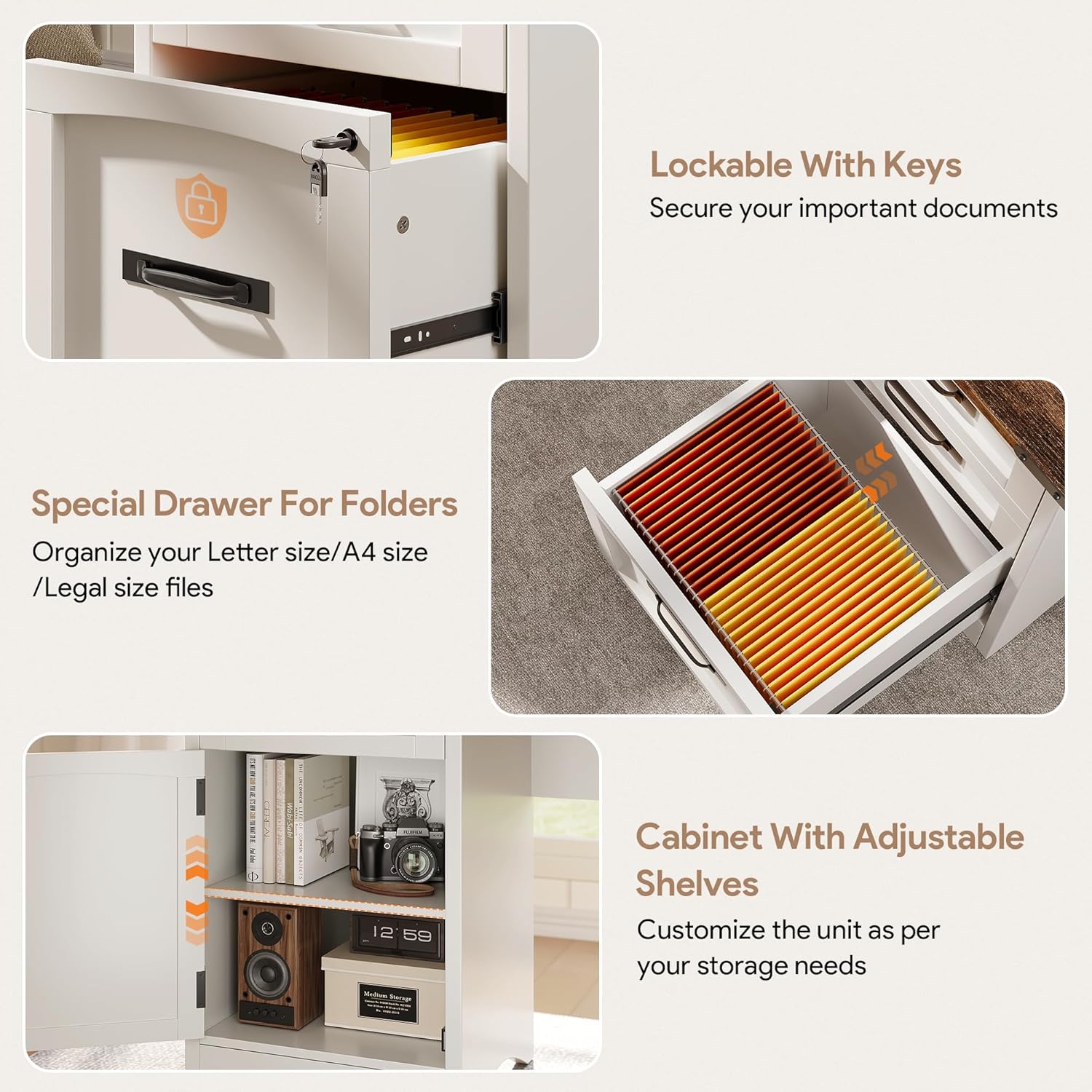 L-Shaped Executive Desk with D - Home Office L Shaped Desk recensie en prijs