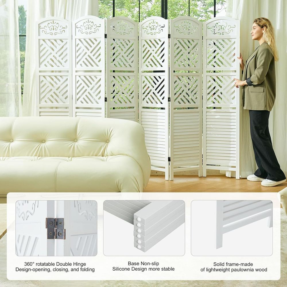 68.9 Wooden Carved Louvered 6- - Home Office Or recensie en prijs