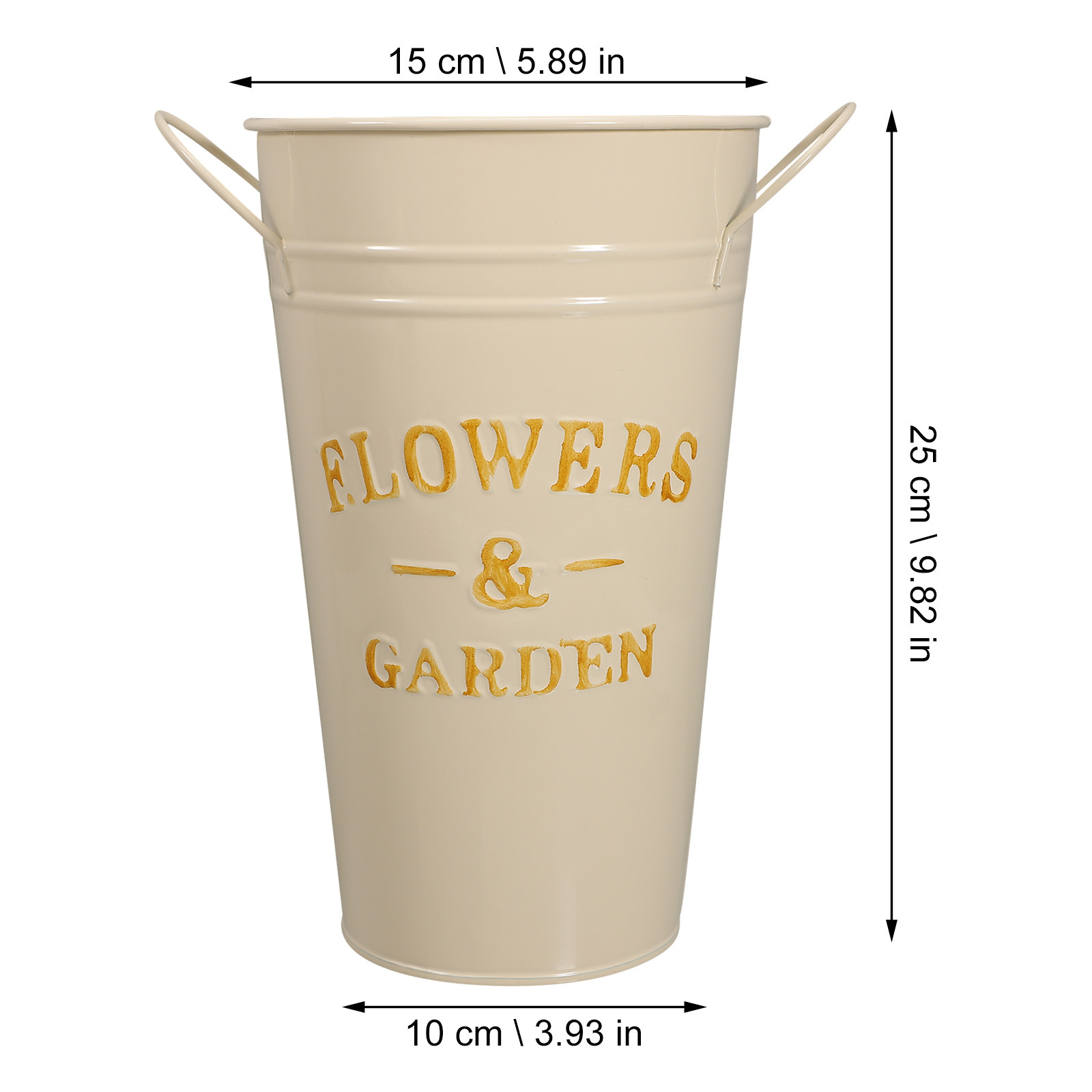 Iron Flower Bucket Sturdy Mult - Home Office With Plants recensie en prijs