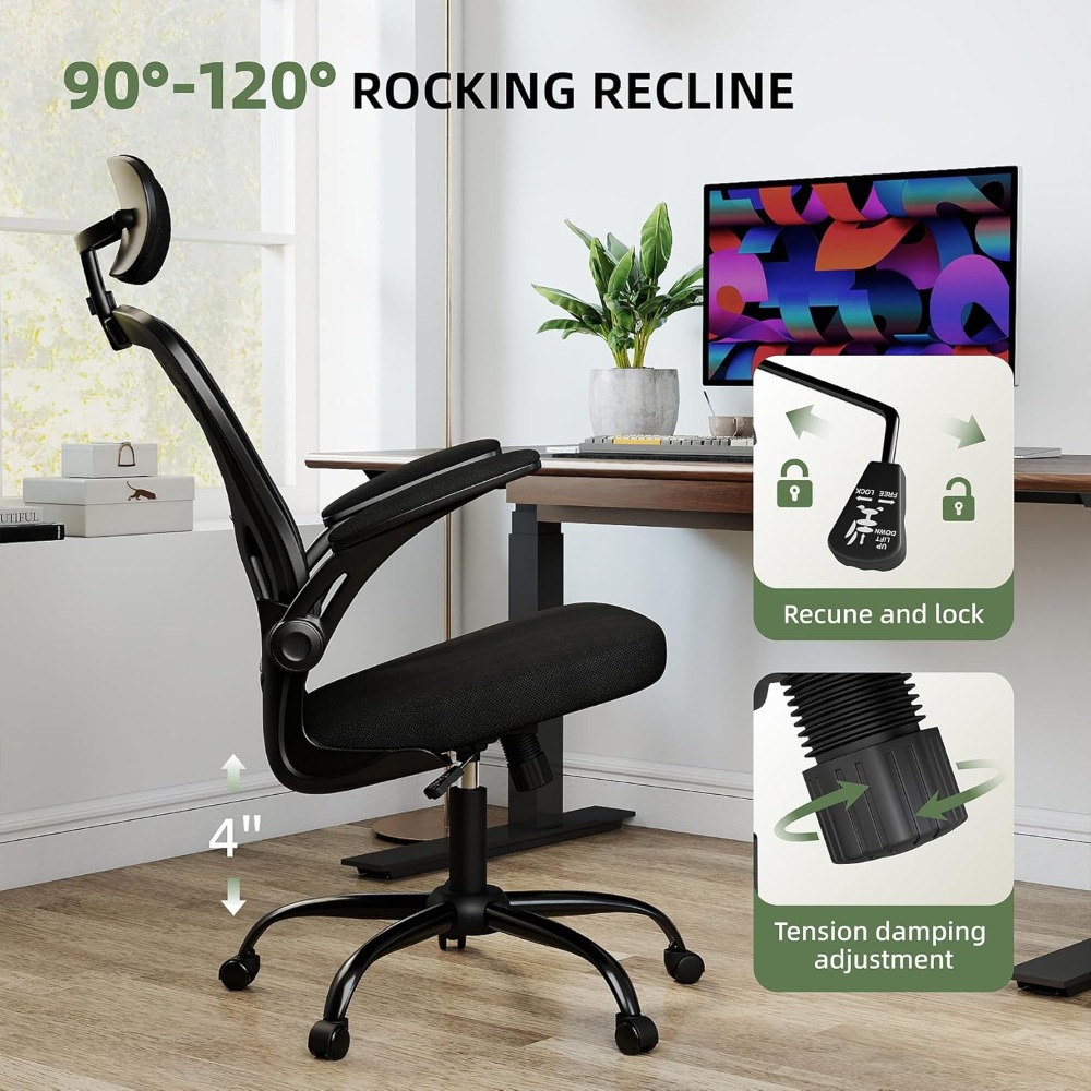 Ergonomic Office Chair with Ad - Home Office Or recensie en prijs