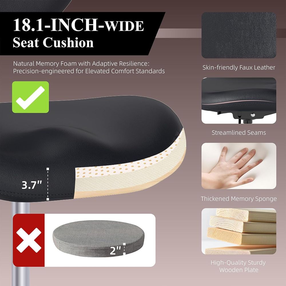 Ergonomic Swivel Chair with Lu - Home Office Ergonomics recensie en prijs